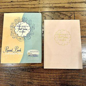 40's & 50's Vintage Baby Book Record of Birth, Growth & Development